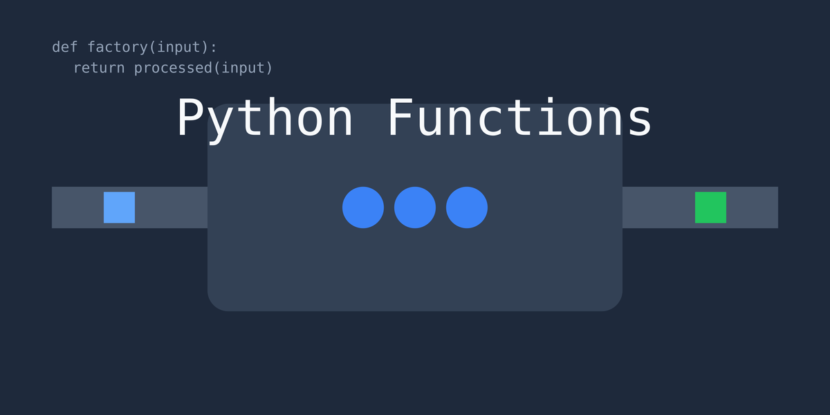 Python: and we function with functions